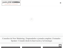 Tablet Screenshot of juanjosecorrea.com
